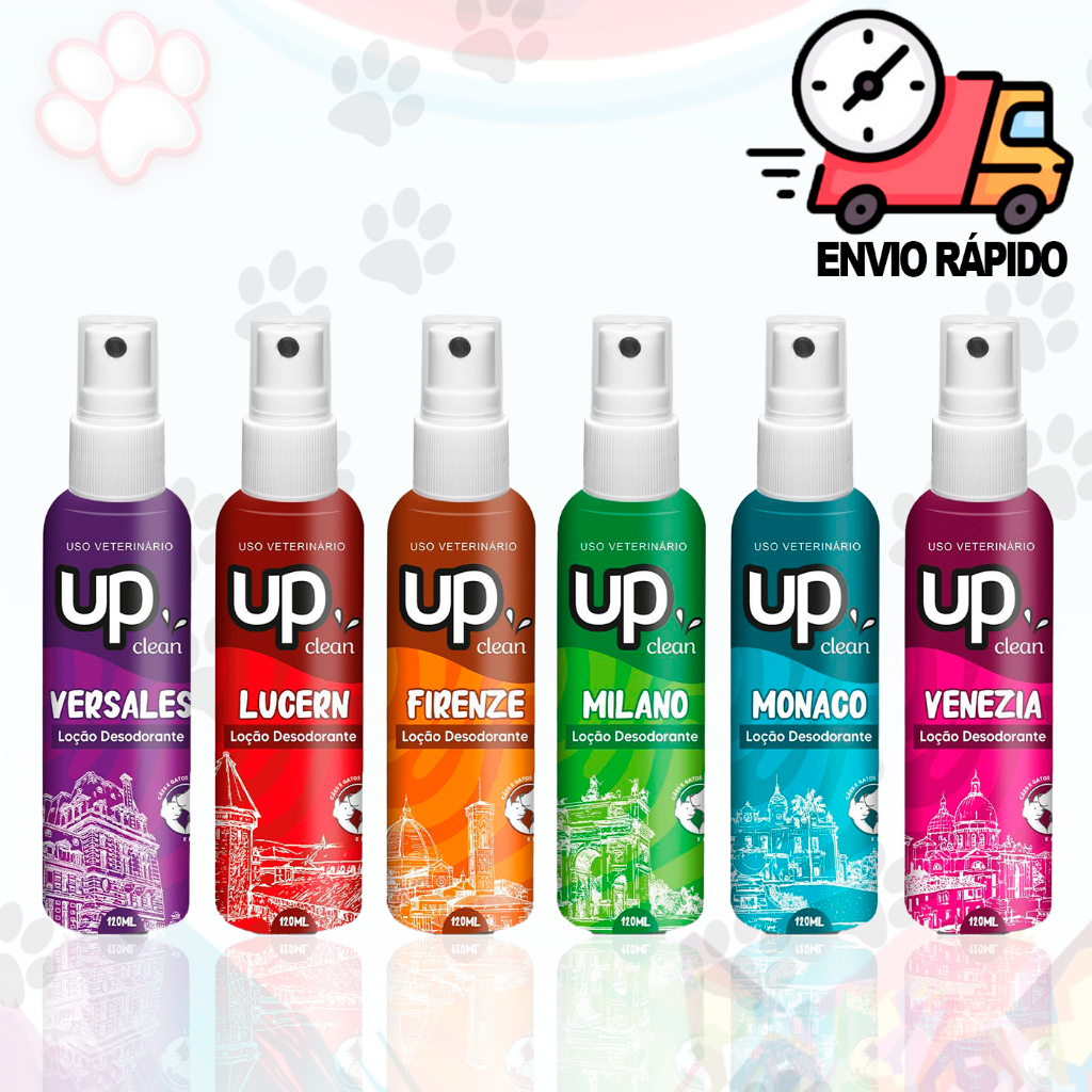 Loção Desodorante Para Cachorros e Gatos 120ML Perfume Pet