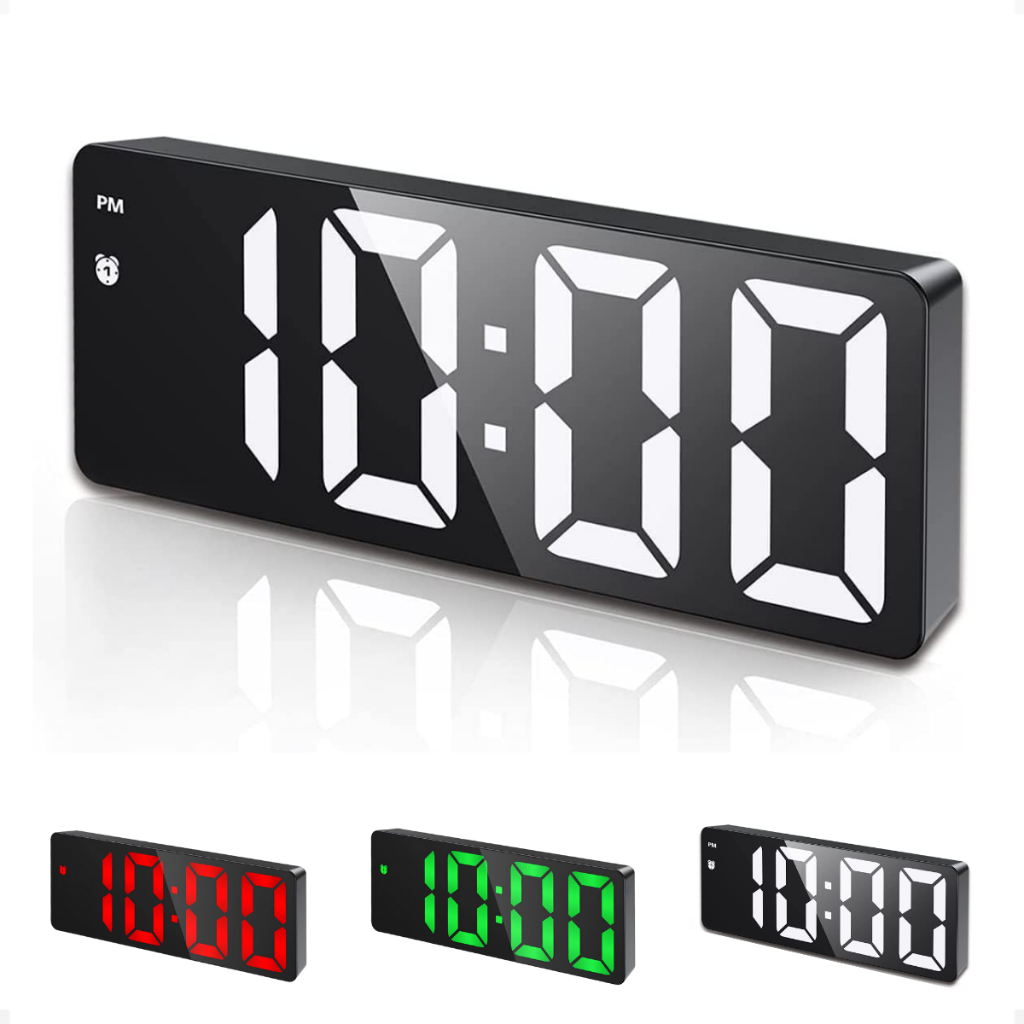 Relogio Despertador Led Para Quarto Com Luz Noturna E Temperatura Relógio De Mesa USB Visor 12/24h
