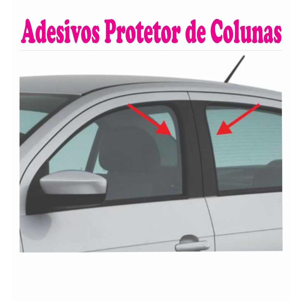 Adesivo Blackout Universal Para Coluna De Portas Carro Universal