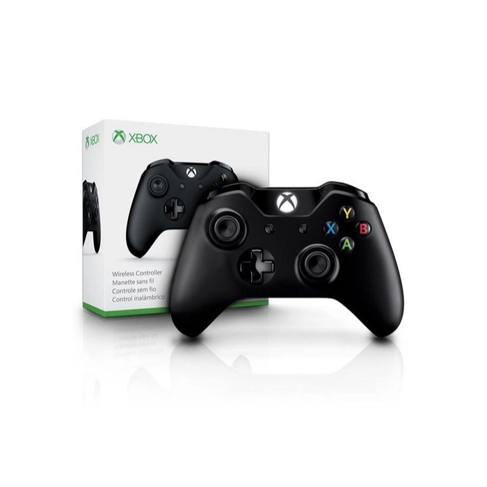 Controle  Joystick Sem Fio compatível Xbox One original lacrado + Cabo usb  Windows Preto