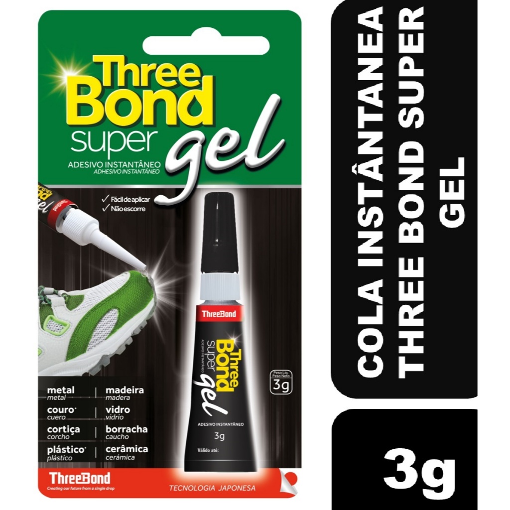Cola Instantânea ThreeBond Super Gel 3g