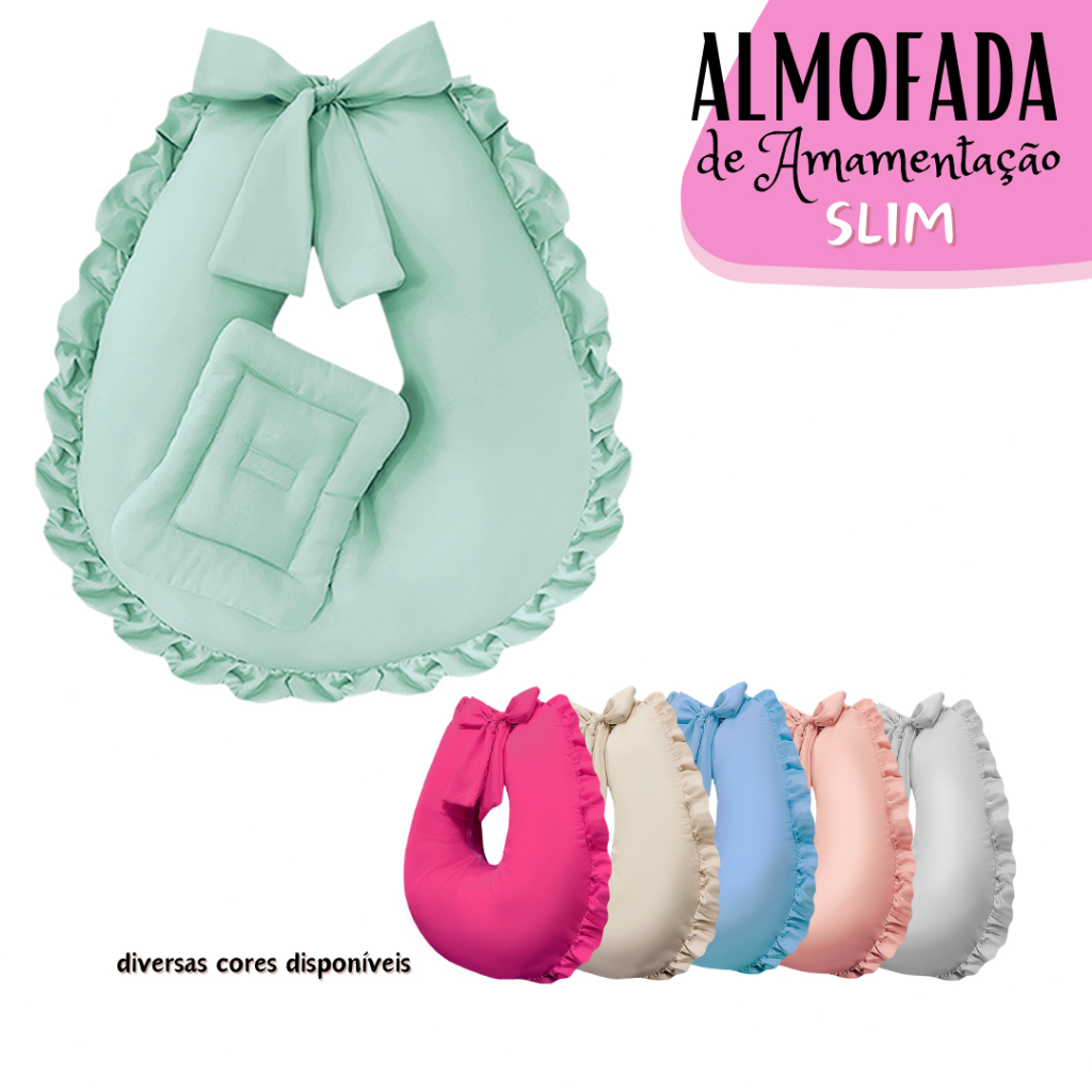Almofada de Amamentação para Amamentar - Lisa Colorida Com Zíper em Oferta na Shopee