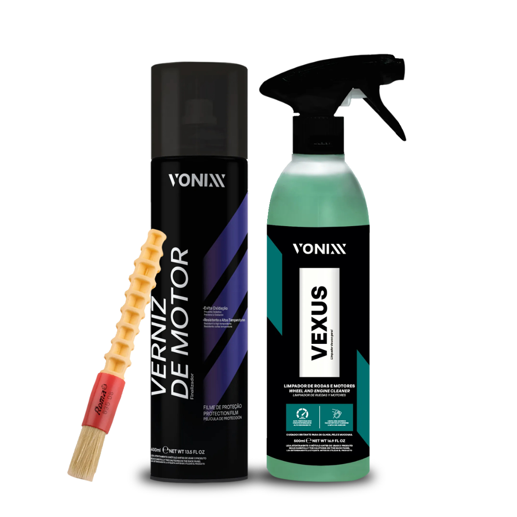 KIT VEXUS + VERNIZ DE MOTOR + PINCEL - VONIXX em Oferta na Shopee