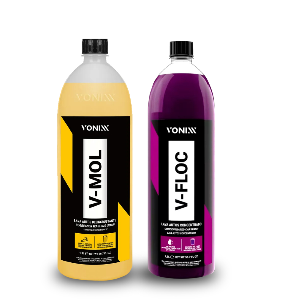 kit Lavagem V-mol 1,5l Shampoo V-floc Vonixx 1,5 - Vonixx em Oferta na Shopee