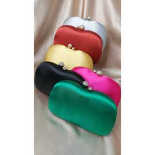 Bolsa Clutch lisa Com fecho delicado em Oferta na Shopee