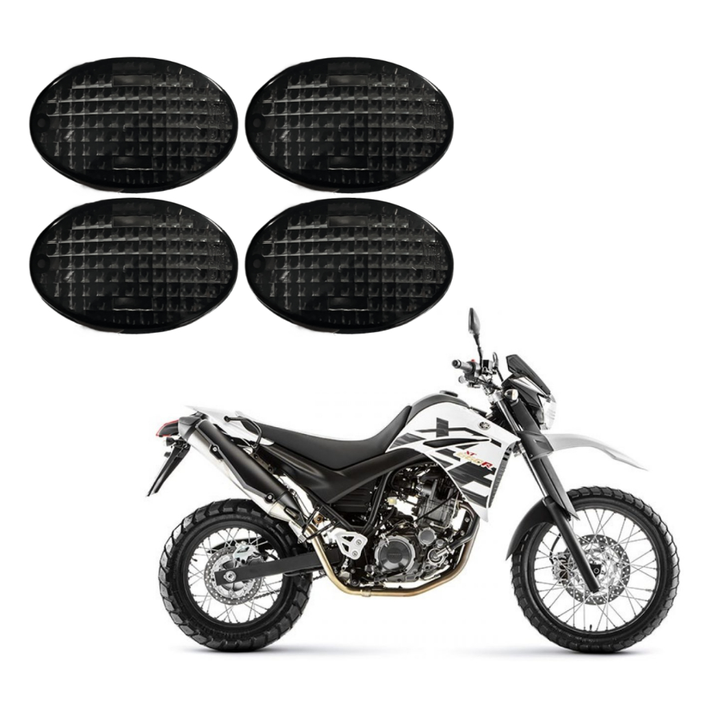 Kit 4 Lente Seta Pisca Fume Xt 660 R 600r 2005 Até 2018