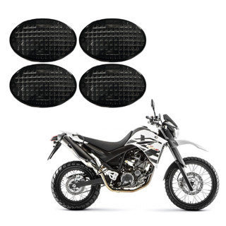Kit 4 Lente Seta Pisca Fume Xt 660 R 600r 2005 Até 2018