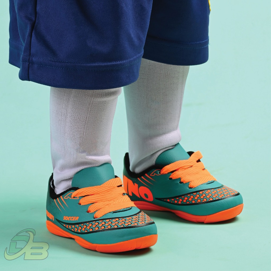 Chuteira Bebê Infantil Menino Menina Confortável Dino Baby Soccer Solado Antiderrapante