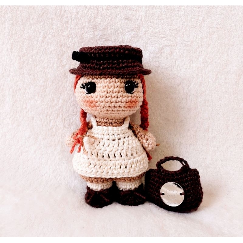 Boneca Anne Shirley em Amigurumi (Anne of Green Gables)