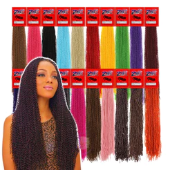 Cabelo Trançado Miojinho kanekalon Micro Zizi Zhang Hair 80 gramas