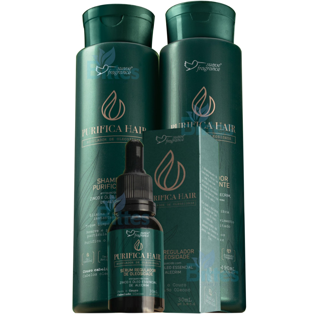 Kit Capilar Purifica Hair Suave Fragrance Cosméticos