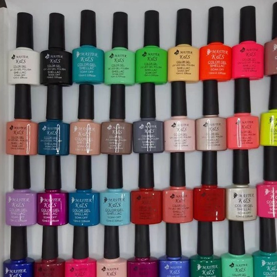 Kit 20 Esmaltes Sortidos Em Gel K&S Coloridos Ofertas