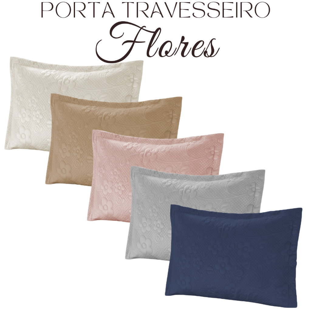 Kit 2 Porta Travesseiro 50 x 70 Ultrassônico Aveludado 3D Flores em Oferta na Shopee