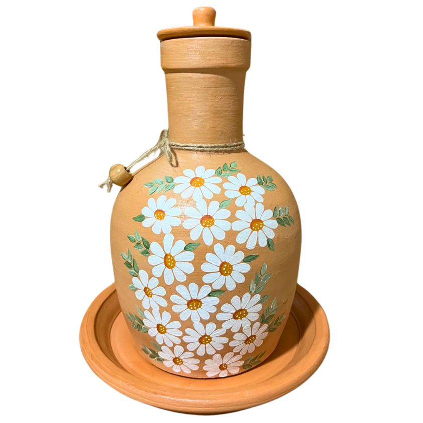 Moringa de Barro 2,5l Artesanal Água Fresca Decoração