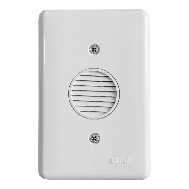 Campainha Cigarra Interna 4x2 Bivolt Ilumi Stylus Cor Branco 110V/220V