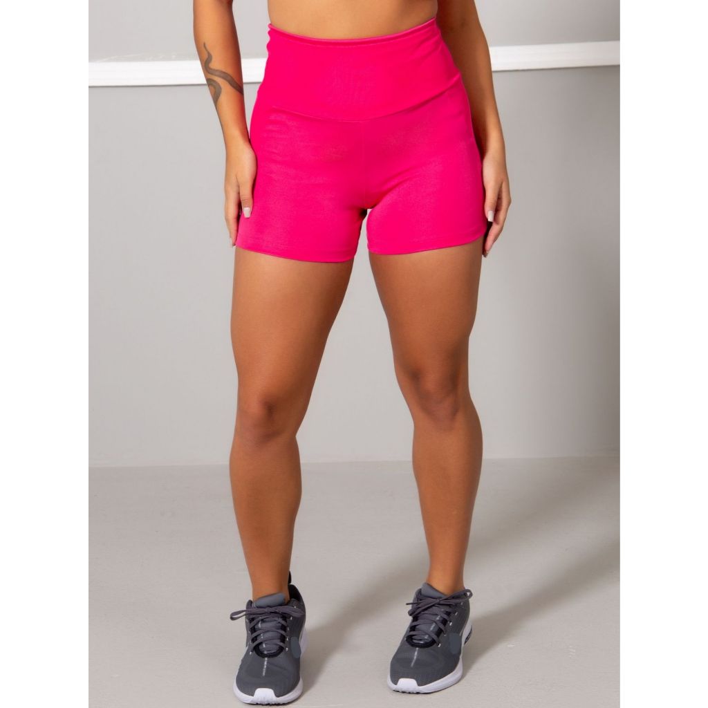 Bermuda Detalhe Em Tule Academia Fitness 11172