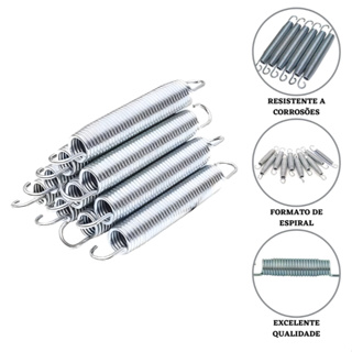 Molas Galvanizadas 18cm - Kit 1~10 UN Molas Direto da Fabrica em Oferta na Shopee