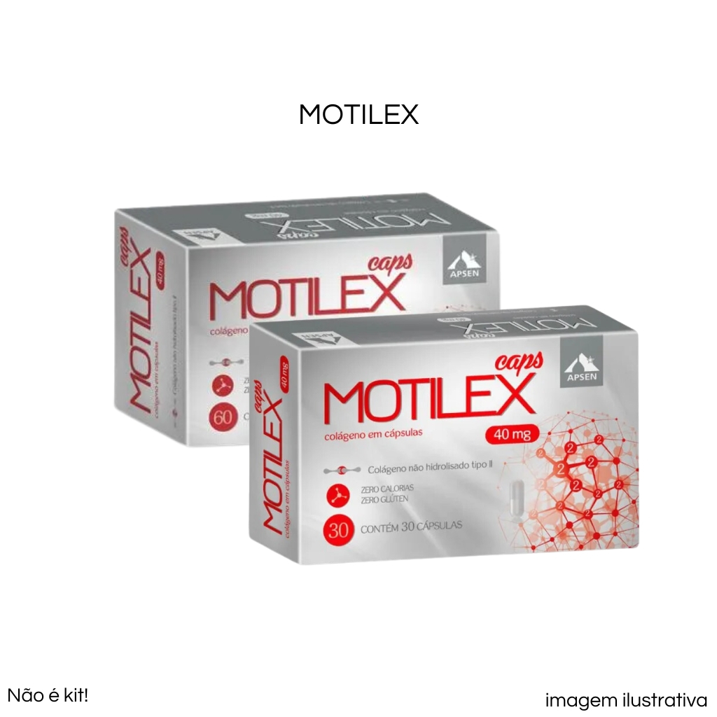 Motilex Caps 40mg Colágeno Tipo 2 Apsen