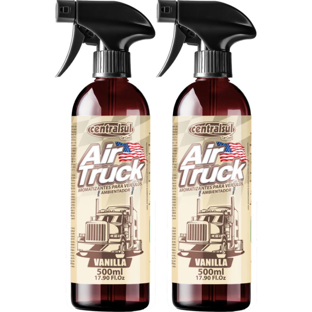 2 Aromatizante Air Truck Vanilla Centralsul 500ml em Oferta na Shopee