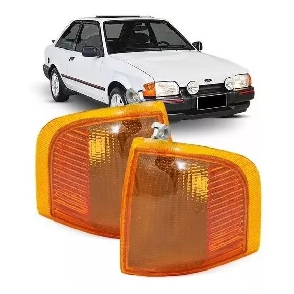 Par Pisca Dianteiro Escort 87/95 Apollo E Verona 90/92 Âmbar em Oferta na Shopee