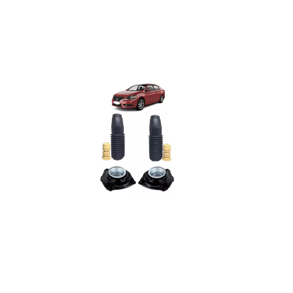 Kit Batente Coifa Coxim Amortecedor Dianteiro Sentra 2014...2019