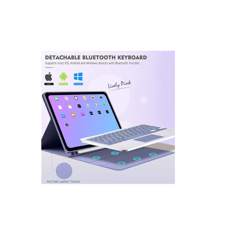 Capa Case Teclado Touchpad Com Slot Para Caneta Compatível Samsung Galaxy Tab S6 Lite Tela 10.4 Polegados em Oferta na Shopee