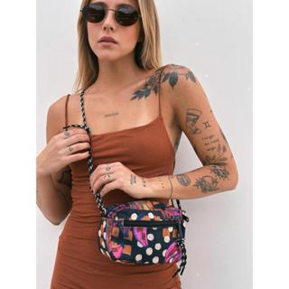 Mini Bag Pochete Colorida com Alça de Corda – Estilo e Conforto novidade em Oferta na Shopee