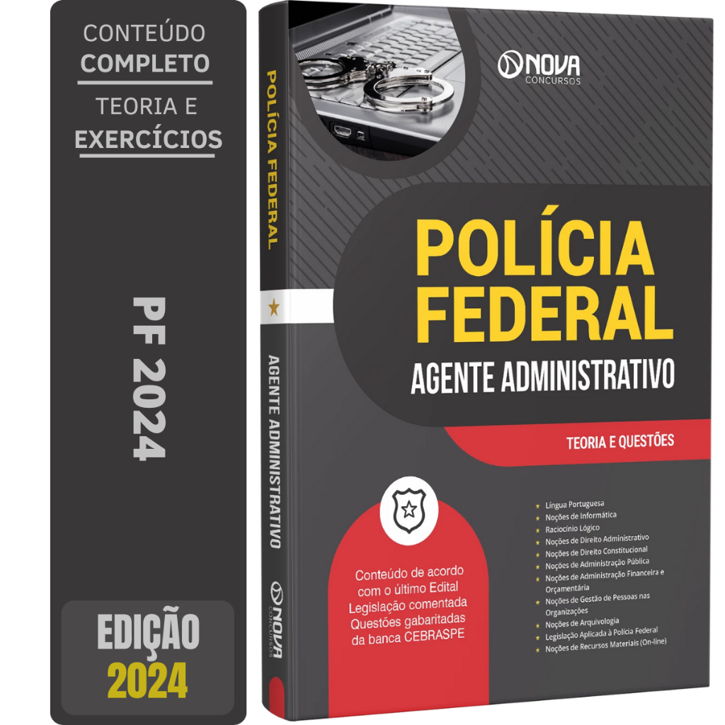 Imagem Apostila Polícia Federal - Agente Administrativo Da Pf