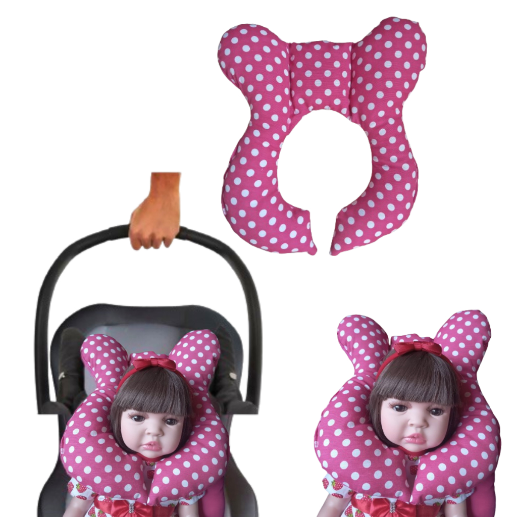 Almofada Para Pescoço Com Apoio Cabeça Bebe Carrinho bebê conforto cadeirinha