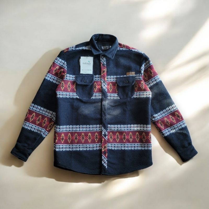Casaco Masculino South tô South tecido grosso Jaquard