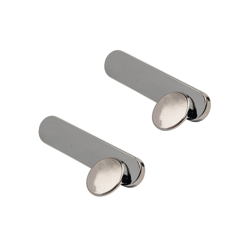 2 Puxadores Para Armários Gavetas Móveis Metal Modelo Esplanada 96mm