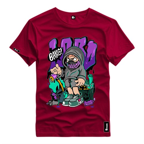 Camiseta Camisa Ninja Lobo Bang Mascarado  Algodao Premium Exclusiva 2024