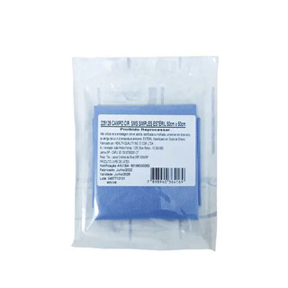 Campo Cirúrgico Estéril 50x50cm Impermeável Kit com 5 Unidades  - Health Quality