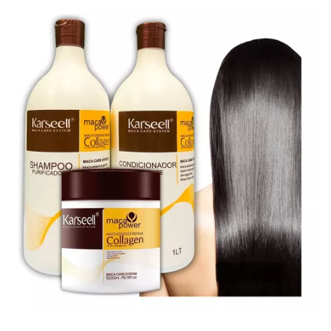Kit Máscara Karseell + 1 Shampoo + 1 Condicionador Karseell