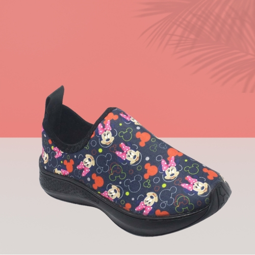 Tênis Infantil Menina Escolar Minie Calce Fácil Leve Macio Confortável Preto Volta As Aulas Promoção em Oferta na Shopee