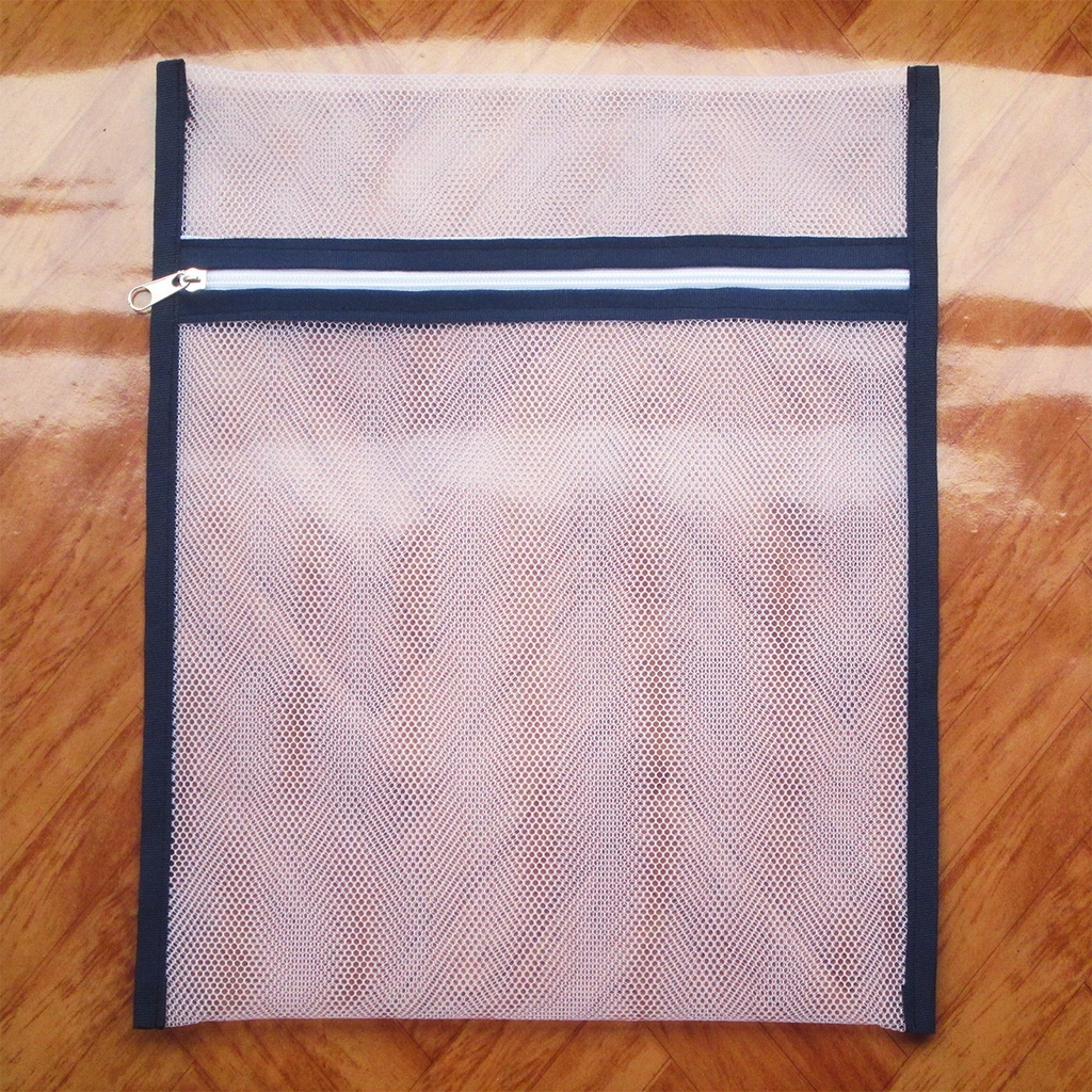 6 Saquinhos Maternidade Organizador Filó Para Mala, Bebê e Viagem 30x35cm