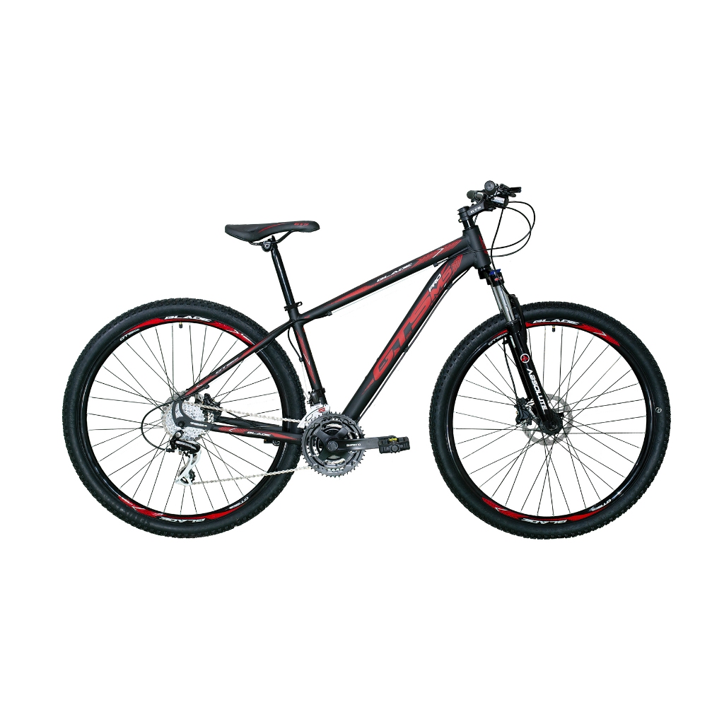 Bicicleta Aro 29 Gts Pro M5 Blade 27 Marchas com Trava Freios a Disco Hidráulico Câmbios Shimano