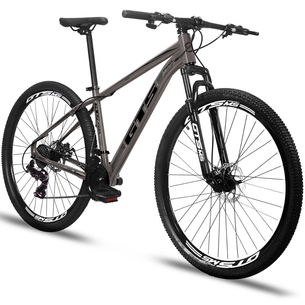 Bicicleta Aro 29 Gts Feel GLX 24 Marchas freios à Disco Hidráulico Quadro de alumínio