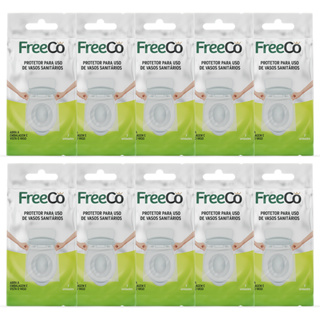 30 Protetores de Assento Descartáveis FreeCô - Higiênicos e Práticos para Uso em Banheiros Públicos em Oferta na Shopee