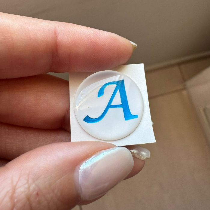 Adesivos personalizados para chupeta