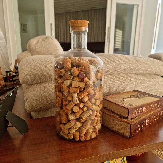 Garrafão De Vidro Porta Rolhas Para Sala 10 Litros Garrafa ( PROMOÇÃO NATAL ) em Oferta na Shopee