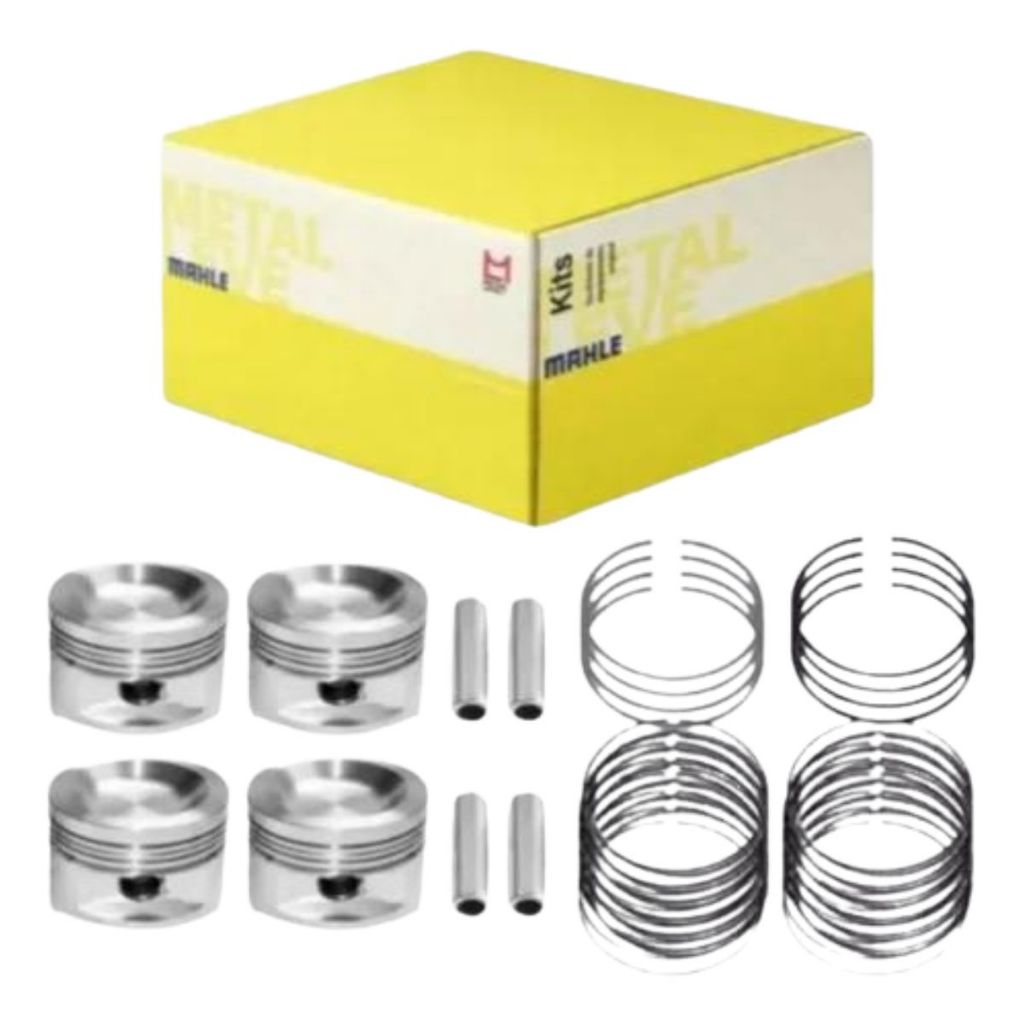 Kit Pistão C/Anel Standard Mahle Gol 1.0 16v 2001 Á 2005 - Spare Parts and Accessories for Vehicles