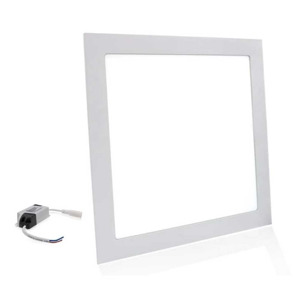 Painel Plafon Led 33w a 36w 42 X 42 Cm Embutir Branco Frio LUZ BRANCA