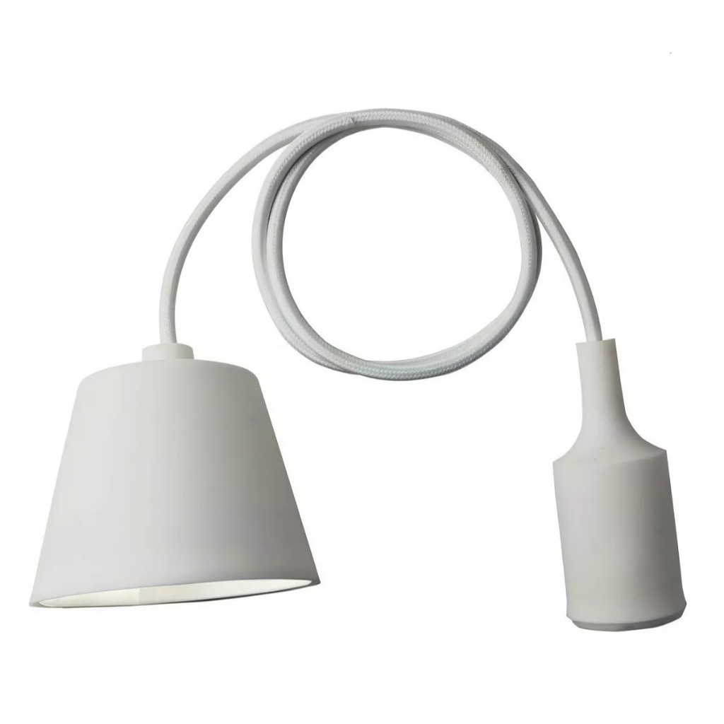 Cabo com Soquete para Luminária Led UFO Branco Preto Tramontina Decoração - Home & Living