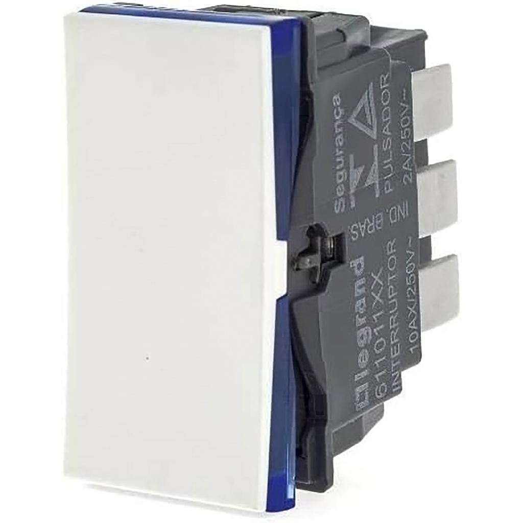 Modulo Int Simples Borne Automatico Branco 10a Pial Plus
