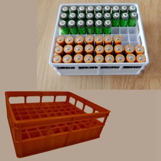 Organizador de Pilh AA grande para 63 pilh, Suporte de aa/bat engradado de cerveja TOP