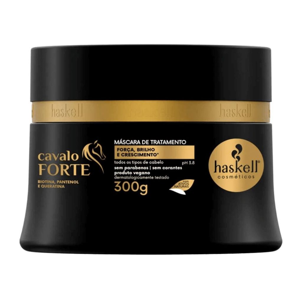 Máscara de Tratamento Capilar Marca Haskell Cavalo Forte 300gr