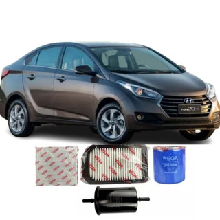 Kit Revisao Filtro Troca Completa Wega Hyundai Hb20 s 12v Turbo 2016 a 2019 em Oferta na Shopee