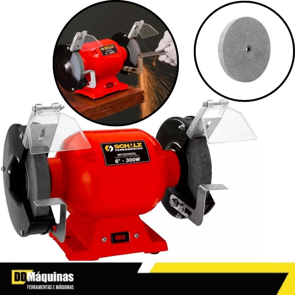 Moto Esmeril de Bancada 110 Volts - Schulz em Oferta na Shopee