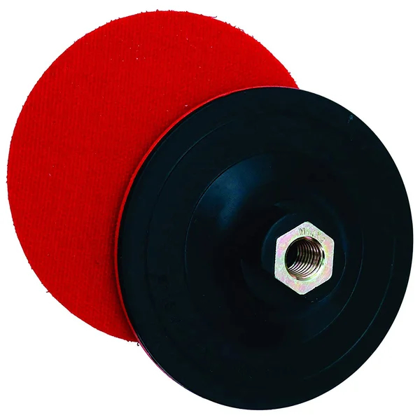 BASE DISCO LIXA VELCRO S/VENT 125MM C/ ADAP FERTAK